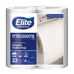 Papel Higiénico Elite Professional Hoteles Excellence DH Blanco 22 mts