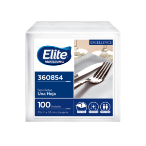 Servilleta Elite Professional de Lujo Excellence UH Extra Blanca 100 und