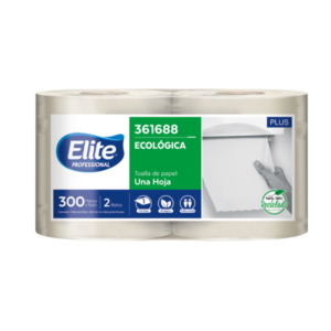 Toalla de Papel Elite Professional Eco Natural UH Rollo 300 mts