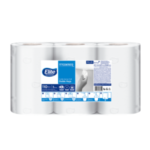 Toalla de Papel Elite Professional Plus DH Center Pull Blanco 110 mts
